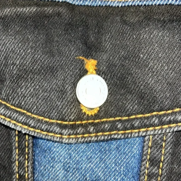 INTERNATIONAL DENIM dual color/pattern vest MEN Sz XL - Picture 8 of 9